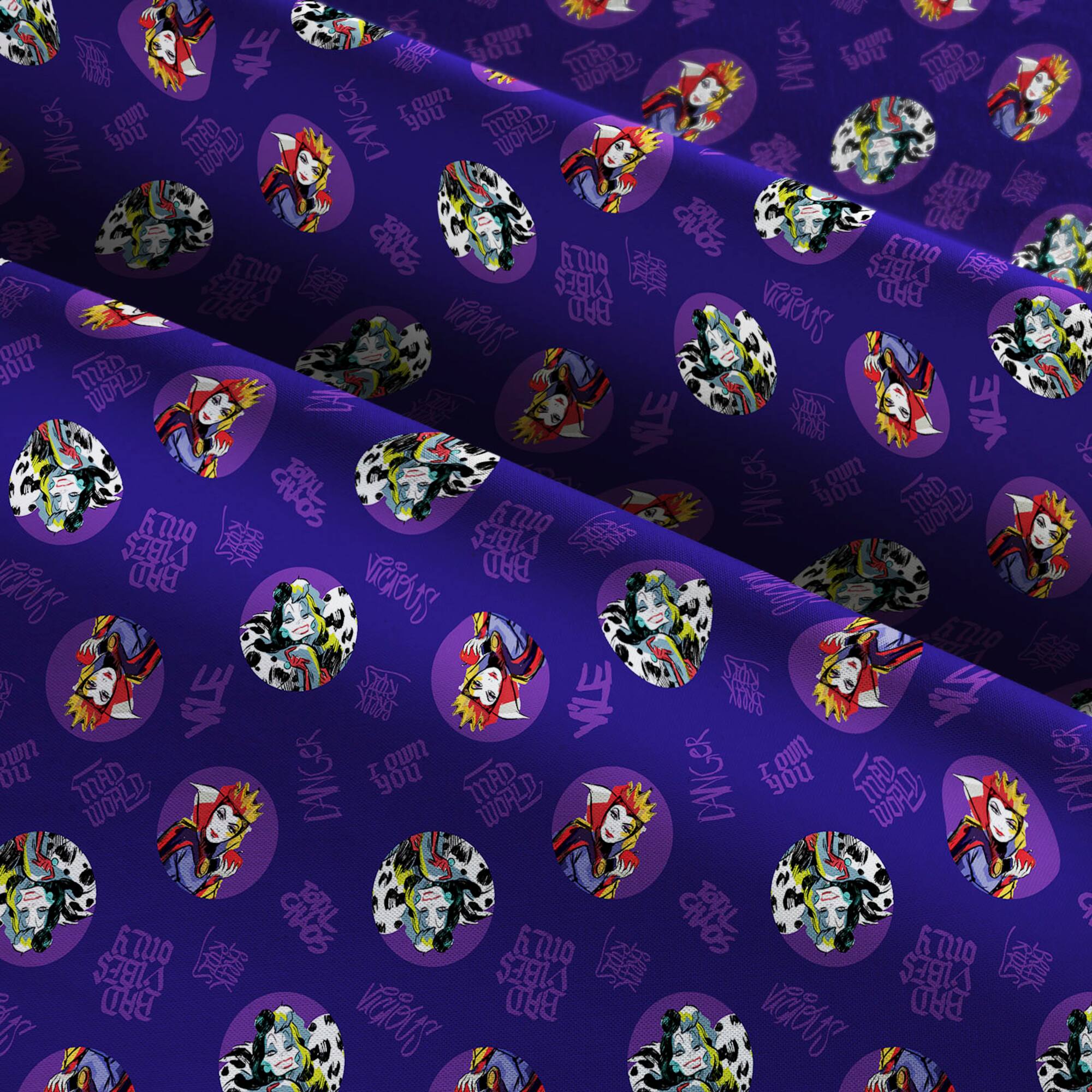 Springs Creative Disney® Villains Toss Cotton Fabric